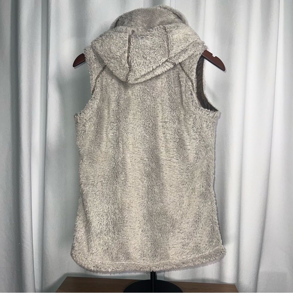 Kuhl Sherpa Fleece Flight Vest Packable Hood Hiking Outdoor Women M - Picture 2 of 8